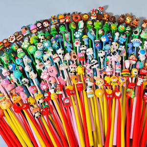 प्राथमिक विद्यालय के छात्रों के लिए रचनात्मक प्यारा नीला 0.5 मिमी जेल पेन तनाव राहत छात्र प्लास्टिक के लिए उच्च मूल्य कार्टून रॉकिंग डिजाइन - Product Image 5