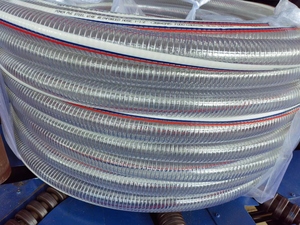 Manguera de PVC Transparente Reforzada con Alambre de Acero, Tubo de Transferencia de Bebidas y <span class=keywords><strong>Vino</strong></span>, Resistente a la Presión Negativa, Manguera de Succión al Vacío - Product Image 4