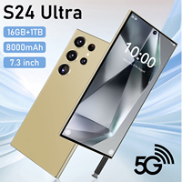 Smartphone 5G Android 14 Deca Core Riche en Fonctionnalités avec Caméra Arrière 108MP et Écran HD AMOLED pour S24 Ultra (Français/Espagnol) - Offre Spéciale