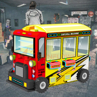 Münz betriebene Geschenk klauen maschine Auto Design Toy Catcher Plüsch tier Kran Krallen spiel Indoor Amusement Game Machines
