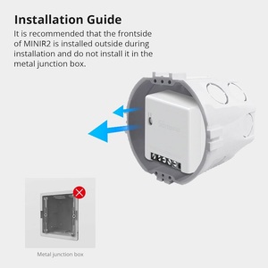 Interruptor inteligente WiFi Sonoff Mini R2 de 16A y 250V CA, módulo de relé para automatización del hogar - Product Image 4