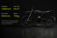 Nouvelle moto électrique RERODE R1+S E-Moto 25KW 72V 55Ah, moto tout-terrain, couple de 550 Nm, Surron Ultra Bee Killer