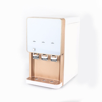 Purificador de Agua de Escritorio para Uso Doméstico, Enfriador de Agua Fría y Caliente, con Bloqueo de Seguridad para Niños, Dispensador de Agua RO