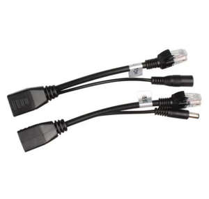 Adaptador <span class=keywords><strong>POE</strong></span> (Power Over Ethernet) com divisor RJ45 para fonte de alimentação DC fêmea para câmera IP - Product Image 3