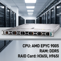 Supplier Server Rak Enterprise Dell PowerEdge R6715 R6725 AMD EPYC Asli Pabrik, Dukungan Teknis OEM ODM