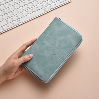 Portefeuille de voyage zippé tendance pour passeport, billets et cartes d'embarquement – Porte-monnaie portable et créatif
