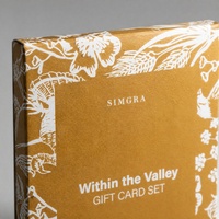 Boîte cadeau personnalisée avec couvercle, motif floral botanique, en papier kraft, pour cartes de remerciement et cartes souvenirs, ensemble d'emballage