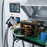 Transformateur de puissance toroïdal simple à noyau de ferrite EE80 haute fréquence 3kW pour onduleur photovoltaïque 200V DC 800V DC en cuivre