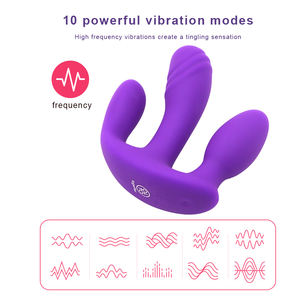 Vibromasseur point G pour adultes Jouets sexuels anaux pour femmes ou hommes Plug anal avec vibration à 10 vitesses Masturbateurs clitoridiens pour vagin - Product Image 4