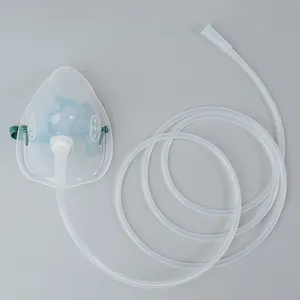 替换CPAP鼻罩氧气面罩，带弹性带的可重复使用氧气面罩，用于诊所医疗保健或家庭