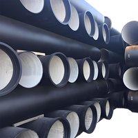 Tuyau en fonte ductile ISO 2531, grand diamètre DN300, tuyau à emboîtement avec joint en caoutchouc pour l'alimentation en eau, services de soudage et de découpe