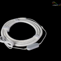 Bandes LED ultra-fines USB Plug & Play, diamètre 10 mm, manchons doux, multicolores, télécommande, lumières néon moelleuses, 100 LED/m, garantie 3 ans