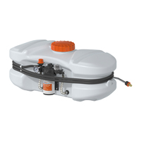 Pulvérisateur SEAFLO 15 gallons pour fermes, 2,0 GPM, 120 PSI, pulvérisateur ATV avec lance en acier inoxydable et buse réglable