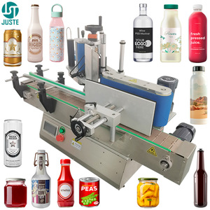Applicateur d'étiquettes entièrement <span class=keywords><strong>automatique</strong></span> Machine d'étiquetage horizontale <span class=keywords><strong>automatique</strong></span> d'autocollants pour tube en papier Pot de fleur Baume à lèvres École - Product Image 1