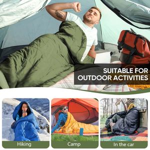 Oferta Caliente: Saco de Dormir Portátil y Cómodo de Algodón Hueco para Acampar al Aire Libre - Product Image 6