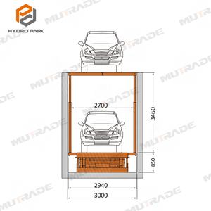 कार लिफ्ट पार्किंग उपकरण कैंची प्रकार कार लिफ्ट मंच पार्किंग प्रणाली - Product Image 4