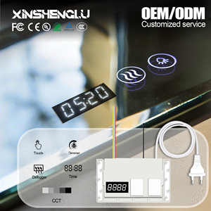 Controlador de Espejo Inteligente - Interruptor con Sensor Táctil Dual para Espejo LED de Baño con Desempañador, Regulador de Intensidad, Reloj y Función de Memoria OEM ODM - Product Image 3