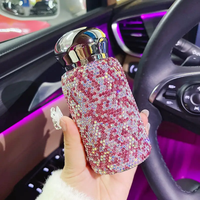 Portable filles intérieur accessoires Kit étincelant cristal vide tasse strass isolé bouteille d'eau Bling voiture accessoires pour