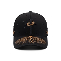 Casquette de baseball G5 RUDE de haute qualité BAEZ Exodo, broderie personnalisée, 5 panneaux, en daim et velours côtelé, réglable, style Hip Hop, pour l'extérieur