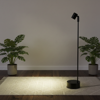 Projecteurs LED sans fil à chargement sans fil, en fer forgé fait main, pour vitrines de bijouterie modernes, comptoirs d'exposition, étanches