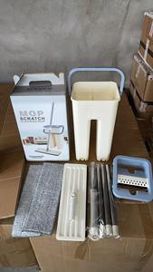 Chiffon de rechange pour balai serpillère robuste à gratter, à fixer sur support plat, avec essorage mains libres, pour poussière et nettoyage des cartons - Product Image 3