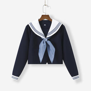 नाविक पोशाक जापानी शैली स्कूल वर्दी स्कर्ट लड़कियों जेके वर्दी छात्र नाविक पोशाक कोरियाई छात्र सीओएस पोशाक - Product Image 3