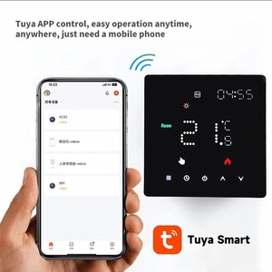 Tuya wifi thông minh 3A/16A Bảng điều khiển cảm ứng nhiệt chuyển đổi điện/nước sưởi ấm sàn phòng điều khiển nhiệt độ tự động hóa nhà - Product Image 2