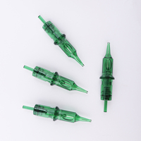 Aiguille de cartouche jetable permanente pour PMU Green LIMEM Viper 0,25 mm 5,5 mm à pointe longue
