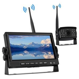 Không dây đảo chiều máy ảnh xe tải Trailer cẩu không dây kỹ thuật số độ nét cao 7-inch Ghi giám sát 12V24V - Product Image 4