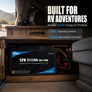 <span class=keywords><strong>Batteria</strong></span> Marina LiFePO4 BSY 12V 150Ah 1920Wh 150A a Ciclo Profondo 3000 Cicli per Motore Elettrico da Traina, Barca, Pesca, Kayak, Camper, Accumulo - Product Image 5
