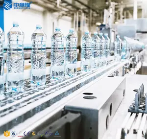 Línea de producción de llenado de agua mineral pura automática de alta tecnología de 2 ~ 10 toneladas por hora \/Máquina automática de embotellado de agua de mesa