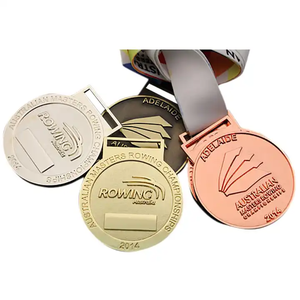 เหรียญรางวัลกีฬาแข่งขันพายเรือคุณภาพ<span class=keywords><strong>ส</strong></span>ูง ผลิตตามสั่งจากโลหะผสมสังกะ<span class=keywords><strong>ส</strong></span>ี - Product Image 3