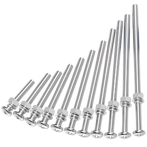 Kit de vis et écrous Phillips en acier inoxydable 304 Tianzhuo, M2 M3 M4 M5 M6, entièrement filetés, extra longs - Product Image 1