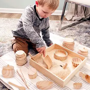 Nouveaux outils de poubelle sensorielle pour les tout-petits, jouets Montessori, Waldorf, jeu de simulation, plat et pinces, jouets d'apprentissage à moteur fin, jouet sensoriel