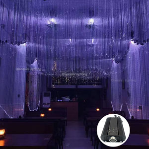 Kit d'éclairage LED à fibres optiques scintillantes de décoration moderne avec projecteur LED RGB 75w, lustre LED, fibres de 0,75 mm, AC110V/AC220V - Product Image 4