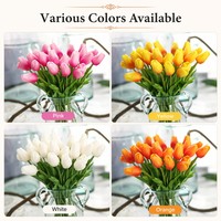 Tulip Palsu yang Menyerupai Asli, Sempurna untuk Dekorasi Rumah, Taman, Pernikahan, dan Acara