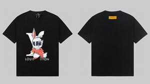 Cross-border Donkey Home High Version 2025 Zomer Nieuw Logo Letter Casual Loose Heren/Dames Korte Mouw Puur Katoen - Product Image 6