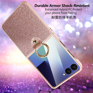 เคสโทรศัพท์แบบพับได้พร้อมห่วงคล้องนิ้ว ดีไซน์ทันสมัย สำหรับ Samsung Flip7 - Product Image 2