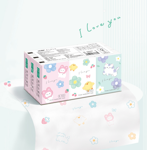 Pañuelos de Bolsillo Impresos Personalizados, 3 Capas, 9 Piezas/Paquete, Pañuelos con Estampado de Animales, Toallitas de <span class=keywords><strong>Papel</strong></span> de Alta Calidad, Fábrica de Toallas de Mano - Product Image 4