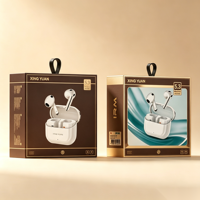 Maßgefertigte Luxus-Kartonverpackung Faltbare Display-Box Spezifikationstabelle mit Prägung für In-Ear-Kopfhörer
