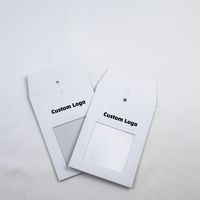 Enveloppe carrée pliante en papier recyclé personnalisée avec enveloppe en papier kraft personnalisée