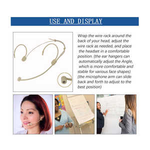 Microfono a Condensatore Professionale Cablato, Microfono Invisibile a Archetto per Insegnanti, Guide Turistiche, Lezioni e Spettacoli dal Vivo - Product Image 5