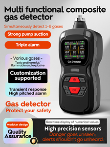 เครื่องวิเคราะห์แก๊สแบบใช้มือถือเครื่องตรวจจับ <span class=keywords><strong>NH3</strong></span>แบบ CO2ร่วมวัสดุ ABS ใช้ก๊าซแบบกำหนดเองได้โดยตรงจากโรงงาน - Product Image 2