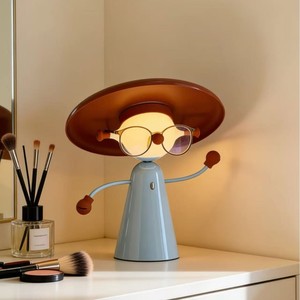 Lámpara Hular de Escritorio, Luz Ambiental para Mesa de Noche, Diseño Creativo, Lámpara Decorativa de Mesa LED, Cuidado de la Vista, 220V E27, Control por Interruptor - Product Image 1