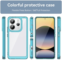 Coque de téléphone en TPU transparente de couleur bonbon pour Xiaomi Redmi Note 14 14Pro 4G