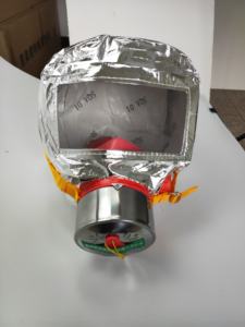 Kualitas tinggi api keselamatan darurat 30min pribadi penyelamatan diri masker <span class=keywords><strong>Gas</strong></span> penuh api melarikan diri Masker - Product Image 3