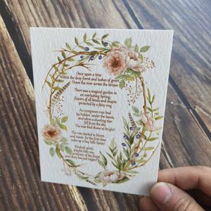 يتوهم خاص ورق منسوج مخصص الذهب احباط بطاقة عيد ميلاد/شكرا لك بطاقة/بطاقات المعايدة - Product Image 2