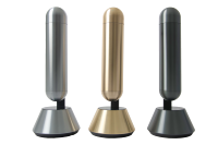Diffuseur d'huiles essentielles sans fil gris, application intelligente, nébuliseur d'arômes, diffuseur d'arômes élégant en aluminium pour la maison, lumière ambiante, purificateur d'air