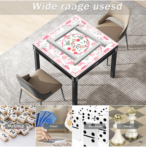 Tapis <span class=keywords><strong>de</strong></span> Mahjong Personnalisé en Néoprène, Housse <span class=keywords><strong>de</strong></span> Table à Motif Moderne Peint à la Main, Base Antidérapante, Coussin Réducteur <span class=keywords><strong>de</strong></span> Bruit pour Jeux <span class=keywords><strong>de</strong></span> Tuiles - Product Image 4