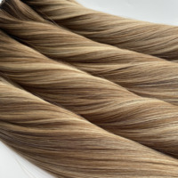 Extensions de cheveux 100% naturels Genius Weft 2026 populaires, ultra-fines, invisibles, sans nœuds, sans perte, cuticules brutes alignées, double tirage